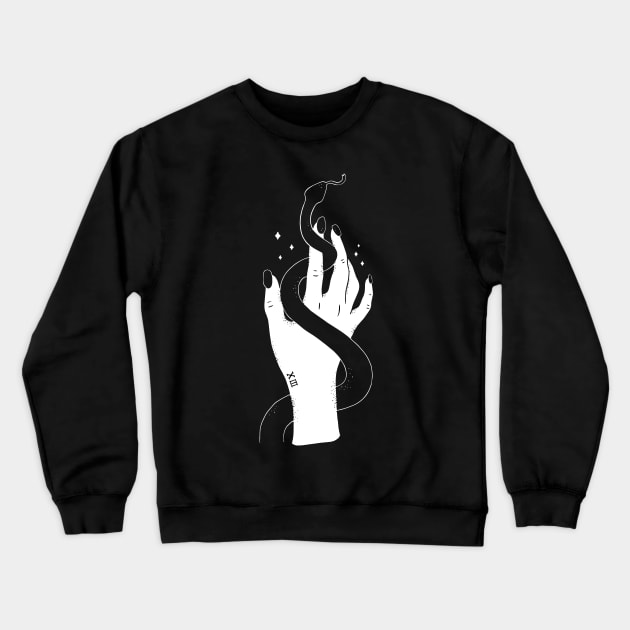 Hand Snake Crewneck Sweatshirt by LR_Collections